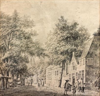 Ecole hollandaise de la deuxième partie du...