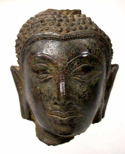 THAÏLANDE
Ensemble comprenant: deux masques...