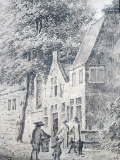 Ecole hollandaise de la deuxième partie du...