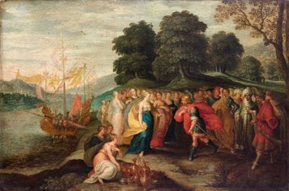 Ecole flamande vers 1620, entourage de Frans...