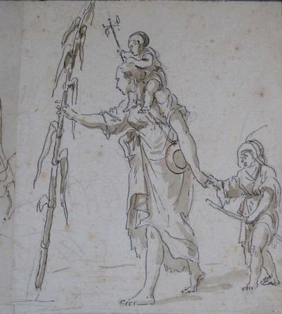 ROBERT Hubert (1733-1808), entourage de
Sept...
