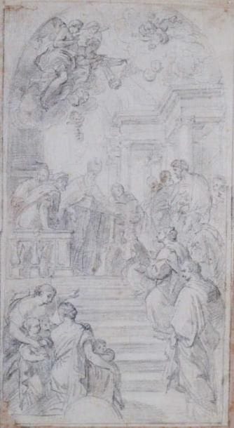 ROBERT Hubert (1733-1808), entourage de
Sept...