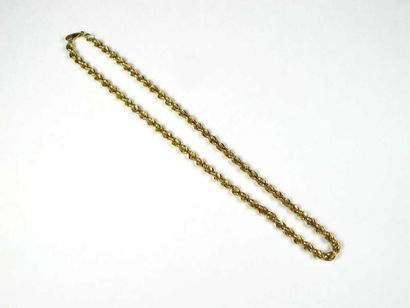 Collier articulé en or jaune 18K, les maillons...