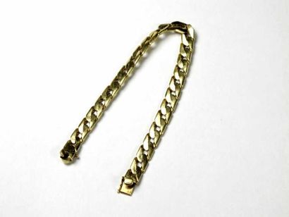 Bracelet articulé en or jaune 14K (585 millièmes),...