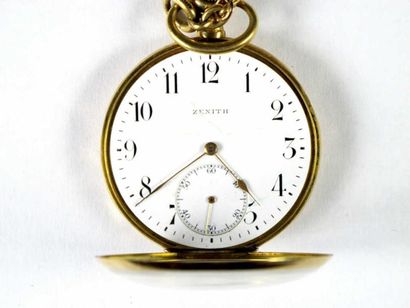 ZENITH
Montre de poche en or jaune 18K, le...