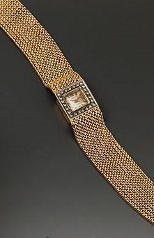 Montre-bracelet de dame en or 18K, la montre...