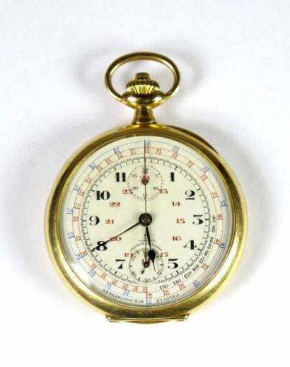OMEGA
Montre de poche en or jaune 18K, le...
