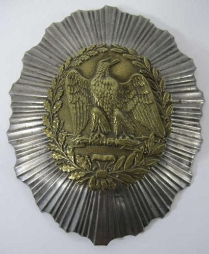 Motif de plastron de cuirasse de carabinier...
