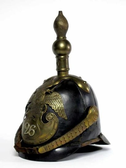 Casque modèle 1844 du 26ème Régiment d'infanterie...