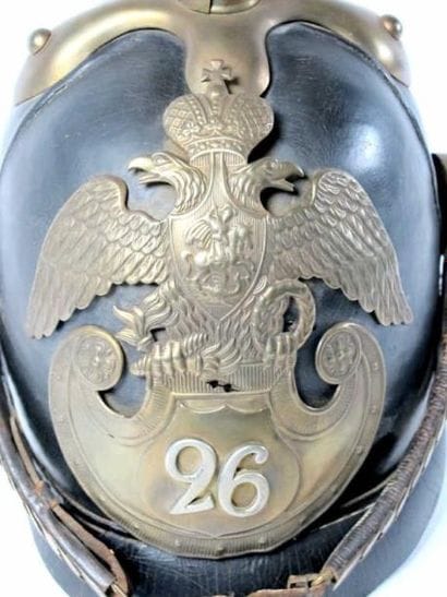Casque modèle 1844 du 26ème Régiment d'infanterie...