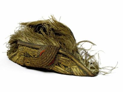 Important bicorne d'officier supérieur russe...