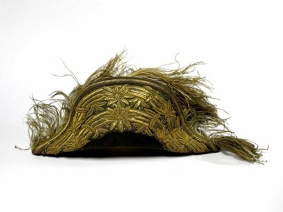 Important bicorne d'officier supérieur russe...
