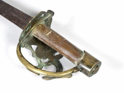 Sabre de maréchaussée modèle 1767. Poignée...