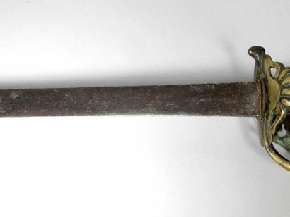 Sabre de maréchaussée modèle 1767. Poignée...