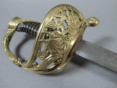 Sabre d'officier des chasseurs de Vincennes....