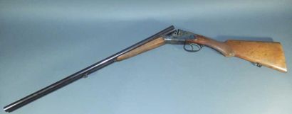 Fusil de chasse à faux corps, deux coups,...