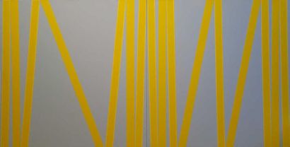 YASUKAWA Hiroshi (né en 1931)
Diptyque. Composition...