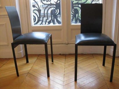 GEST Leopold
Suite de chaises en métal et...