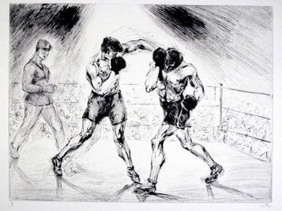 BOXE. MYR Louis Marcel Fréaud (1893-1964)....