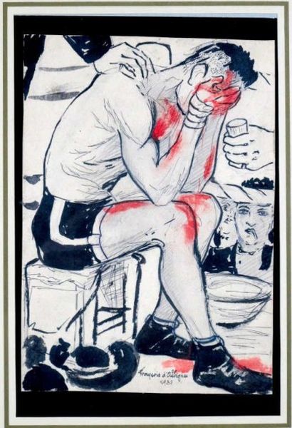 BOXE. d'ALBIGNAC François (1903-1958). 