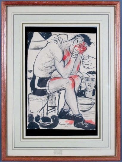 BOXE. d'ALBIGNAC François (1903-1958). 