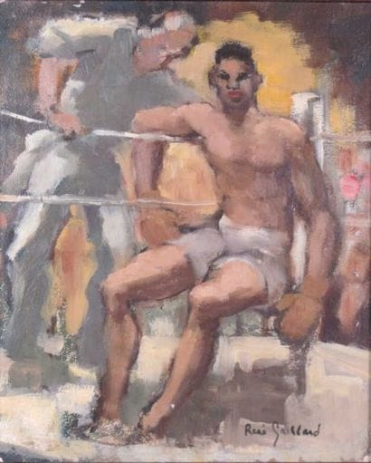 BOXE. GAILLARD René (né en 1960). 