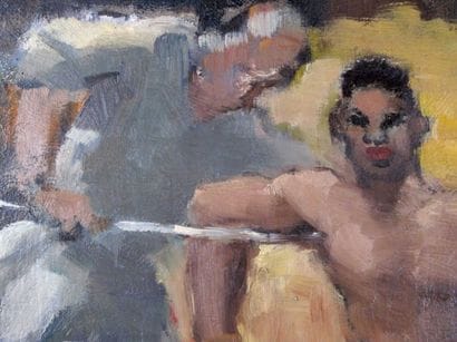 BOXE. GAILLARD René (né en 1960). 