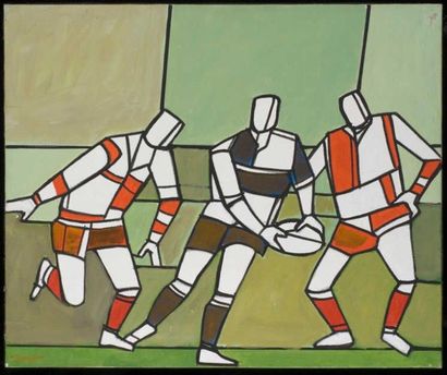 RUGBY. THOMPSON Michel (1921-2007). 