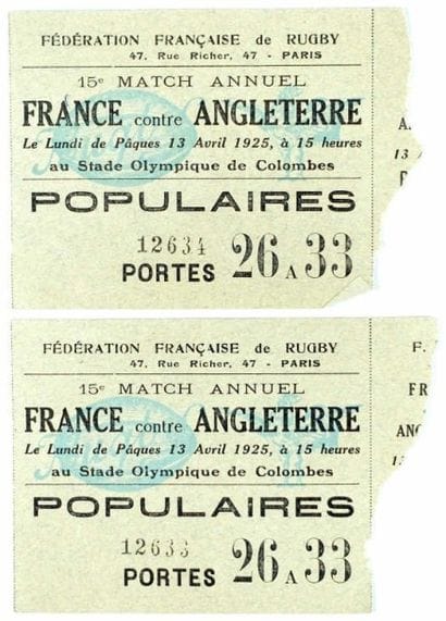 RUGBY. Deux tickets pour le quinzième match...
