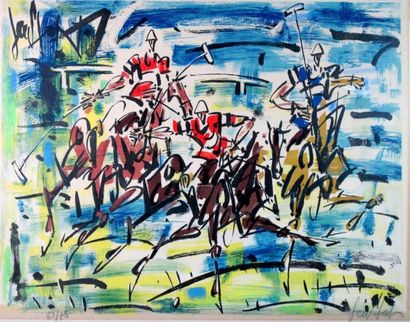 SPORTS EQUESTRES / POLO. GEN PAUL (1895-1975)....