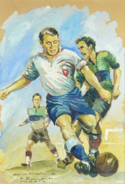 FOOTBALL. SURMANT R. (XXe siècle). 