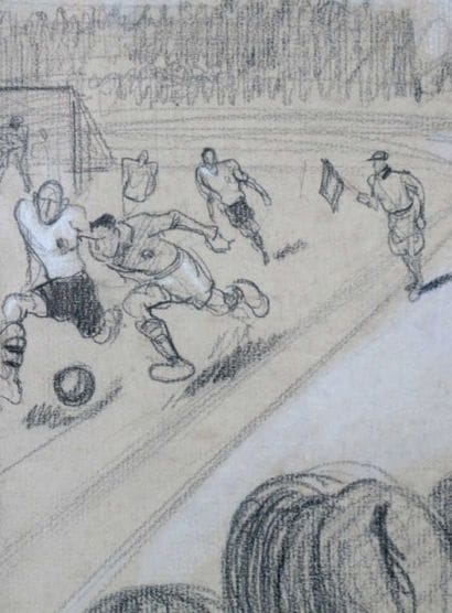 FOOTBALL. GALLAND André (1886-1965). 