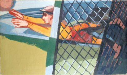 FOOTBALL. Ecole française vers 1930-1940....