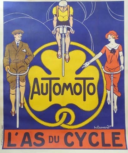CYCLISME. CASSARD H. (XIXe-XXe siècles)....