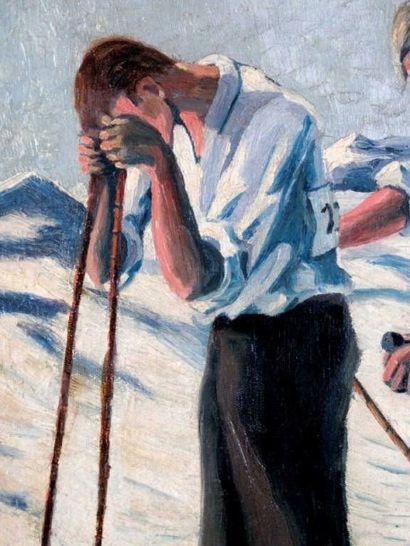 SPORTS D'HIVER. V. SANTEN Pulz (XXe siècle)....