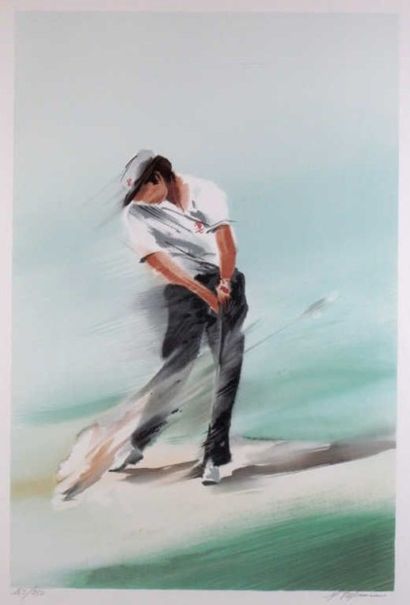 GOLF. FILLONNEAU Maurice (né en 1930). 