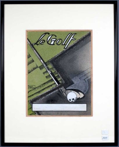 GOLF. d'ALBIGNAC François (1903-1958). 