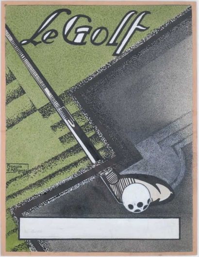 GOLF. d'ALBIGNAC François (1903-1958). 