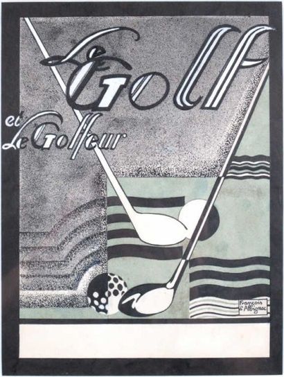 GOLF. d'ALBIGNAC François (1903-1958). 