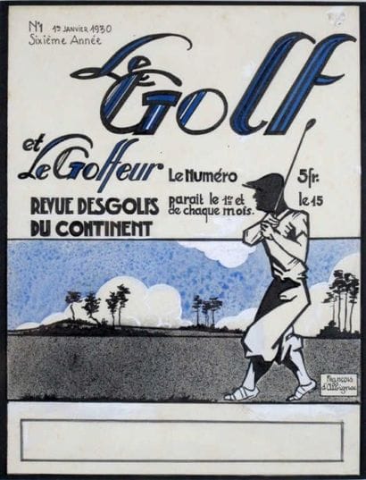 GOLF. d'ALBIGNAC François (1903-1958). 