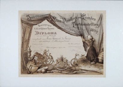 OMNISPORTS. OERTMAN (XIXe siècle). Diplôme...
