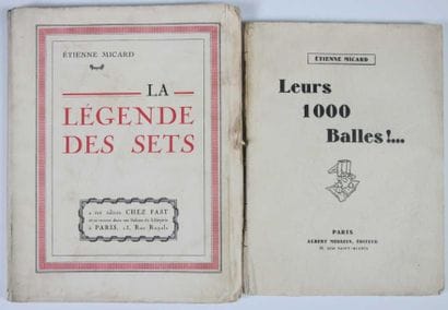 TENNIS. Lot comprenant: quatre volumes: -...
