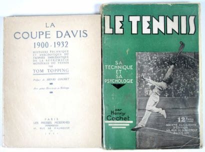 TENNIS. Lot comprenant: - 