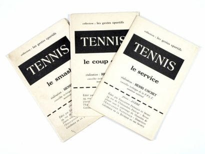 TENNIS. Lot comprenant: - 