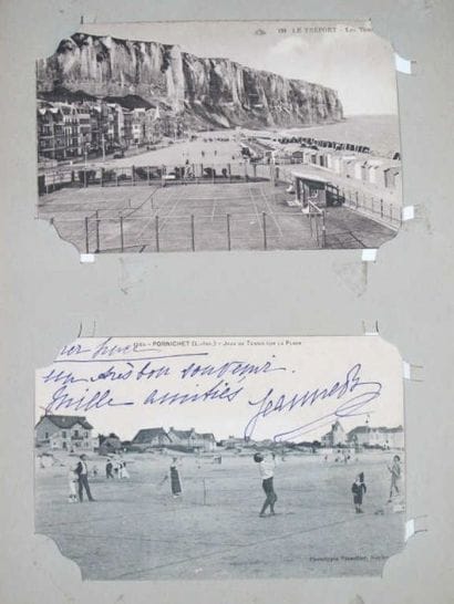 TENNIS. Albums de quatre-vingt-quatre cartes...