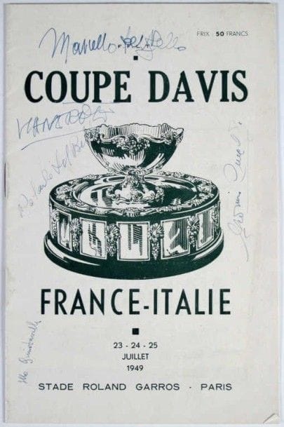 TENNIS. Lot de quatre programmes, comprenant:...