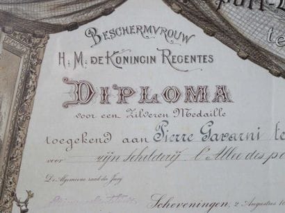 OMNISPORTS. OERTMAN (XIXe siècle). Diplôme...