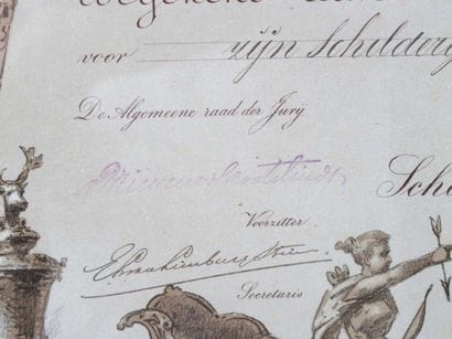 OMNISPORTS. OERTMAN (XIXe siècle). Diplôme...