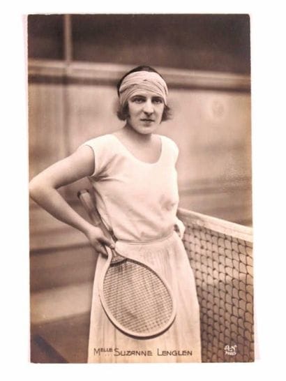 TENNIS. Lot comprenant: deux cartes-photos...