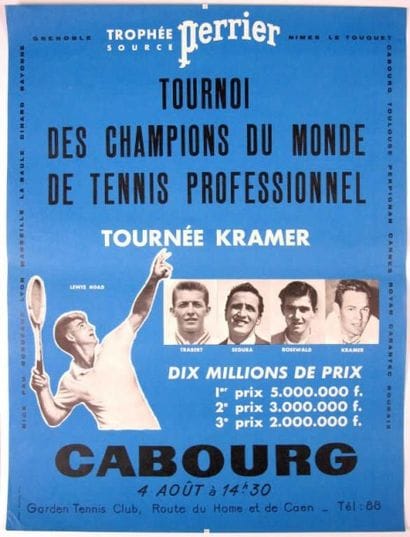 TENNIS. Affiche pour la 